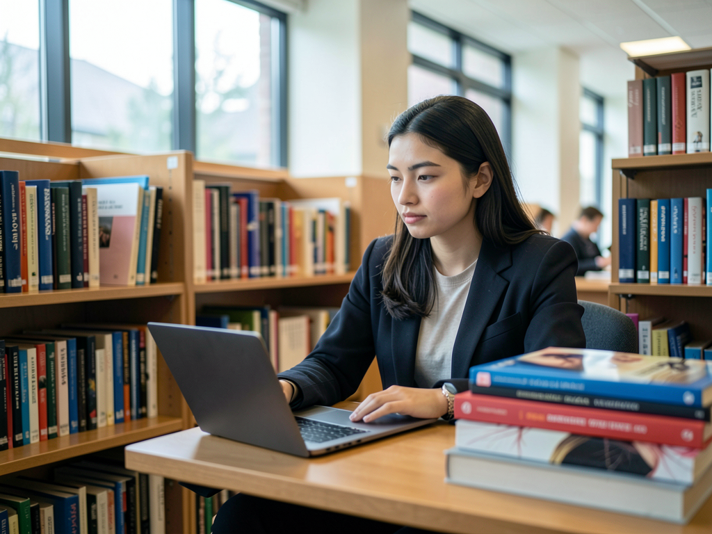 Étudiante en médecine ou droit